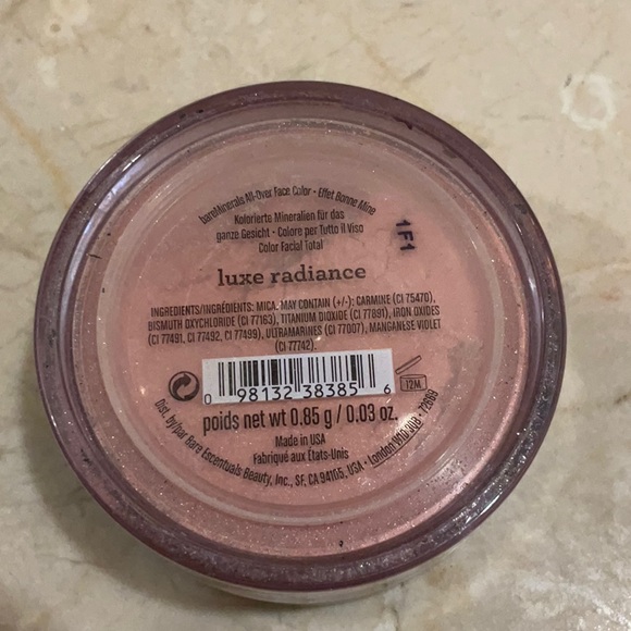 bareminerals blush luxe radiance - Picture 2 of 3